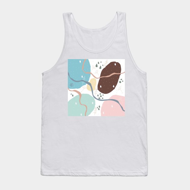 Abstract Tank Top by Kristina Stellar Scandinavian Land